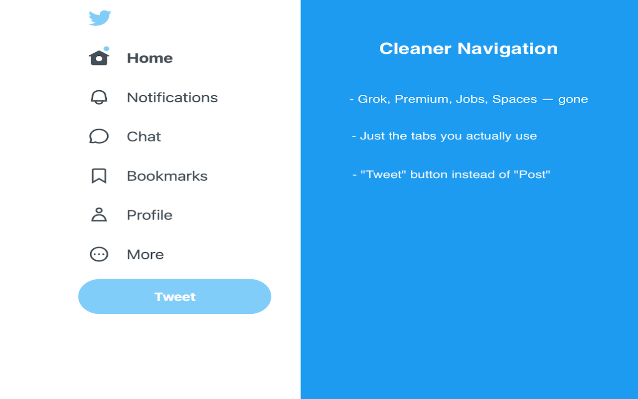 Timeline controls — Following lock, sort, retweets